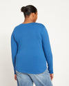 Long Sleeve V Rex - Royal Blue