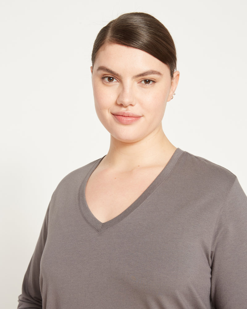 Long Sleeve V Rex - Slate