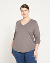 Long Sleeve V Rex - Slate