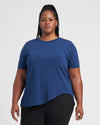 Smooth Wave Tee - True Blue