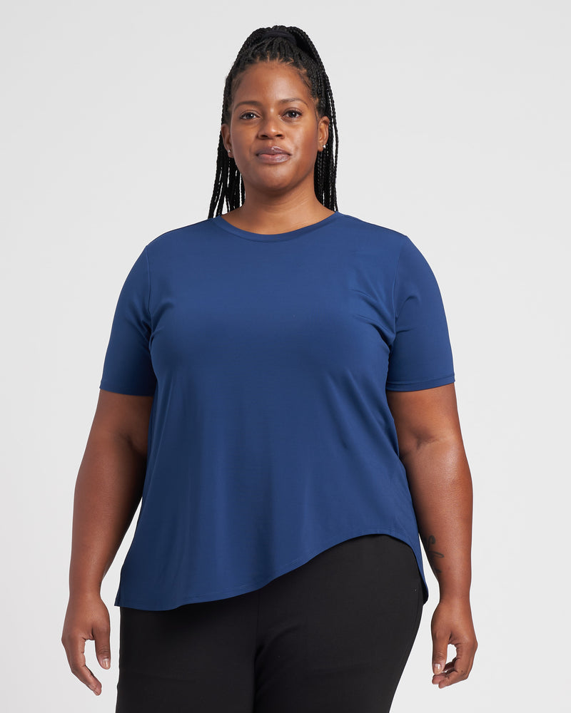 Smooth Wave Tee - True Blue