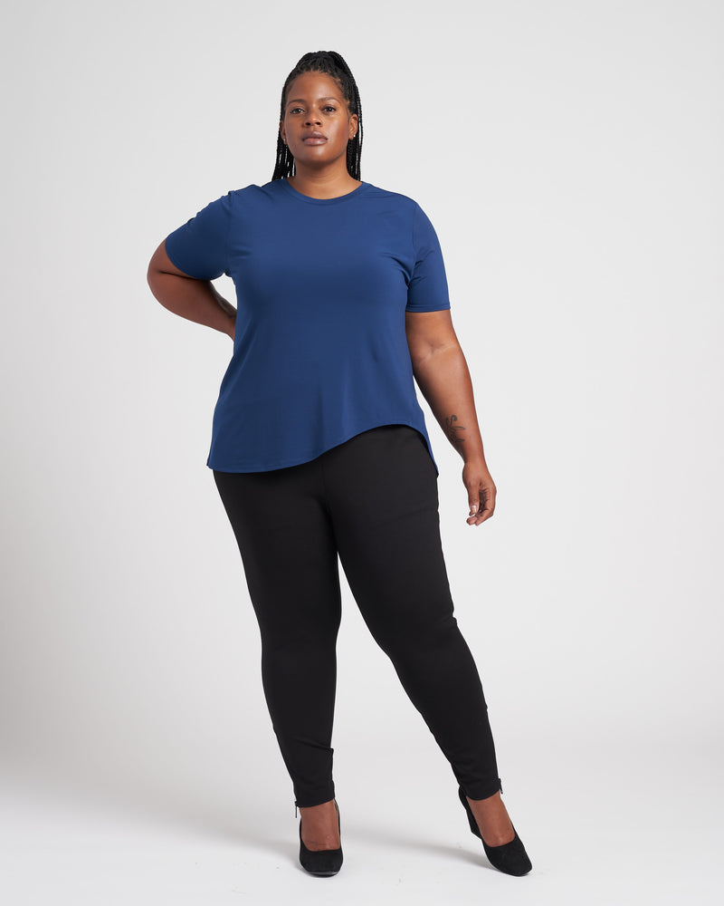 Smooth Wave Tee - True Blue