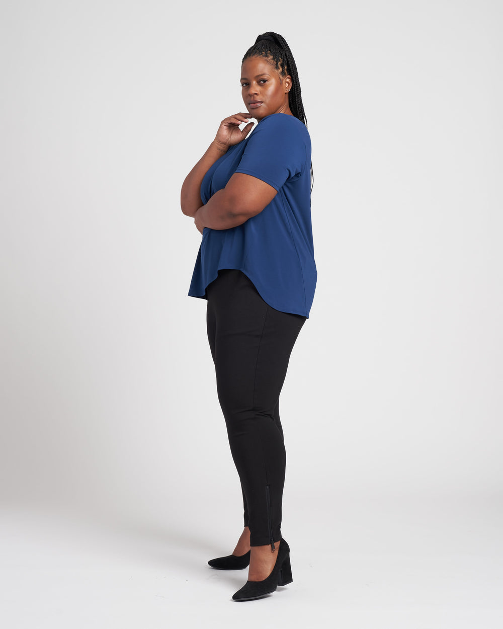 Smooth Wave Tee - True Blue