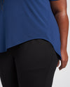 Smooth Wave Tee - True Blue