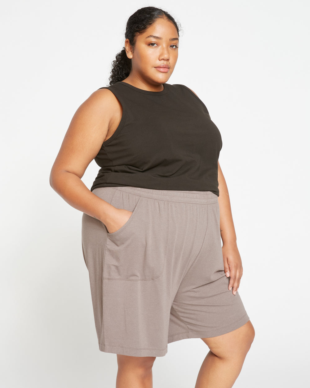 Lorelai Lounge Shorts - Khaki