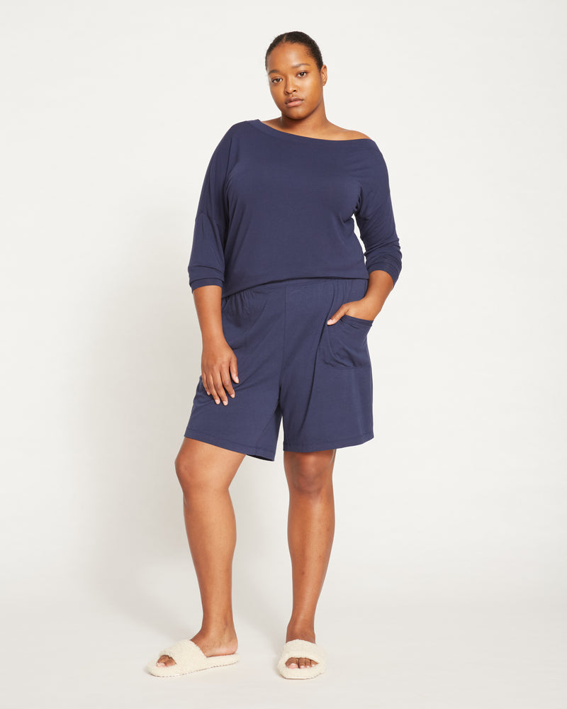Lorelai Lounge Shorts - Navy