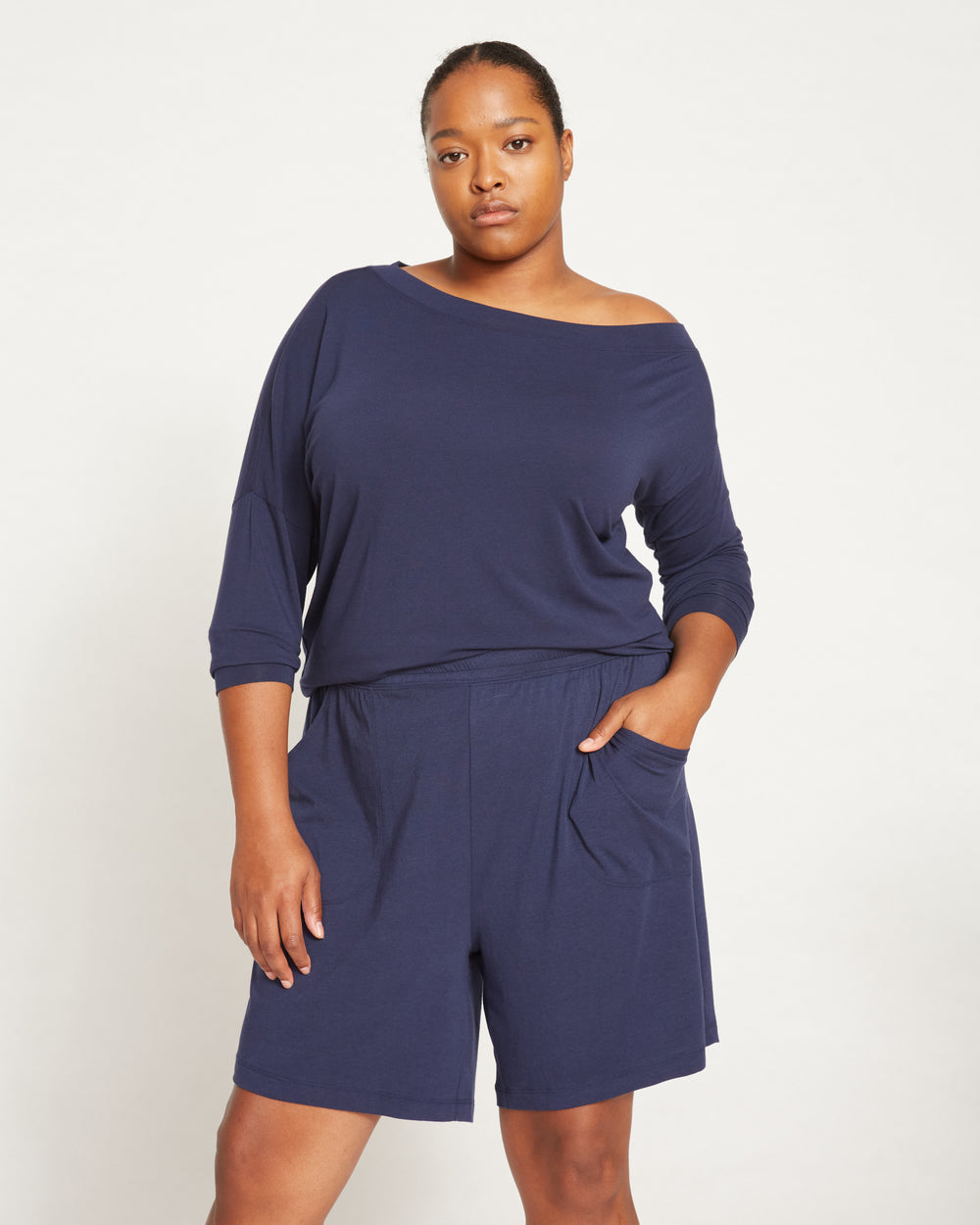 Lorelai Lounge Shorts - Navy
