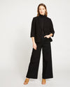 Carrie High Rise Wide Leg Jeans - Black