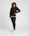 Meridien Zip Sweatshirt - Black