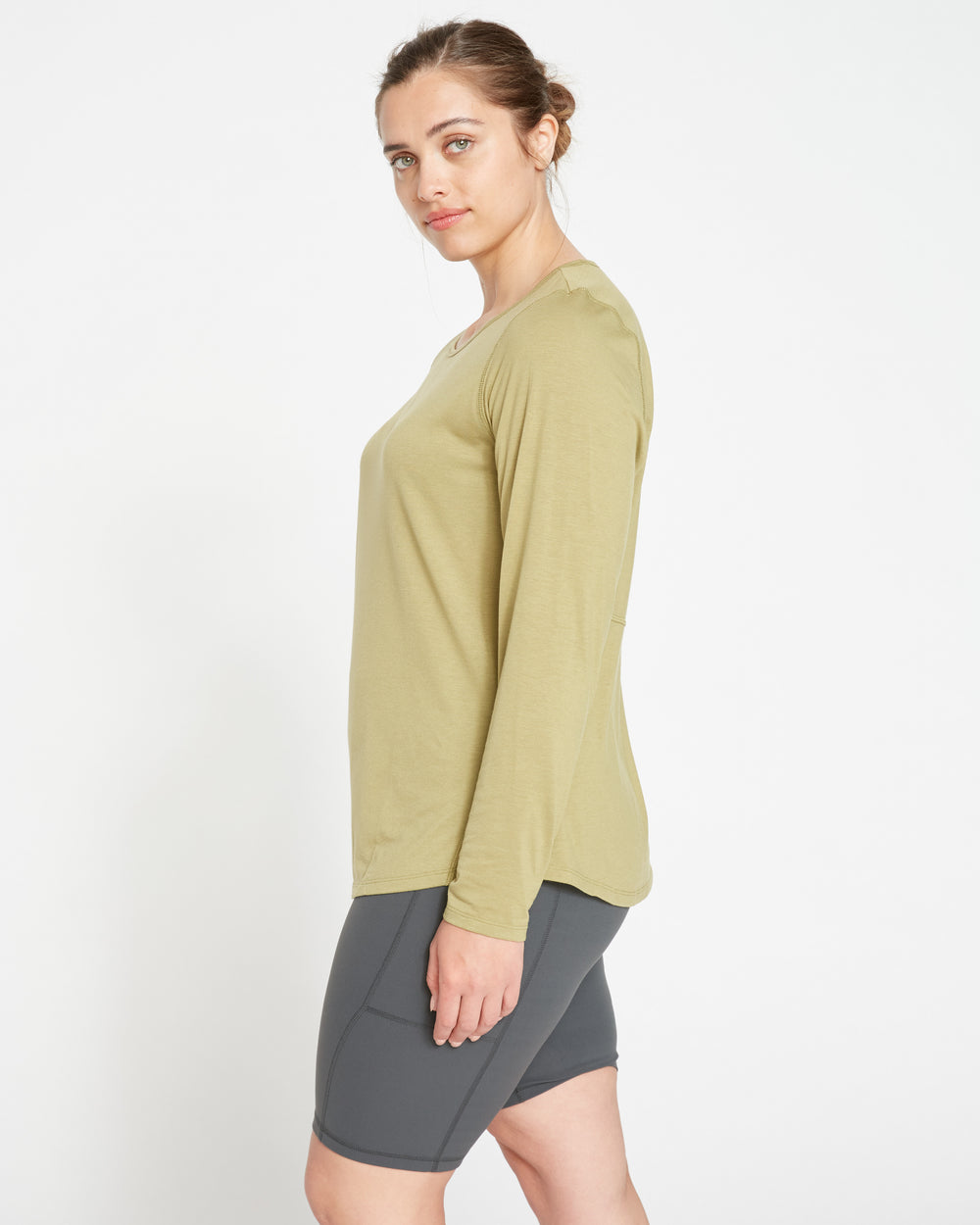 Mia Long Sleeve Movement Tee - Caiman