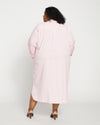 Odeon Stretch Poplin Shirtdress - Pink/White Stripe