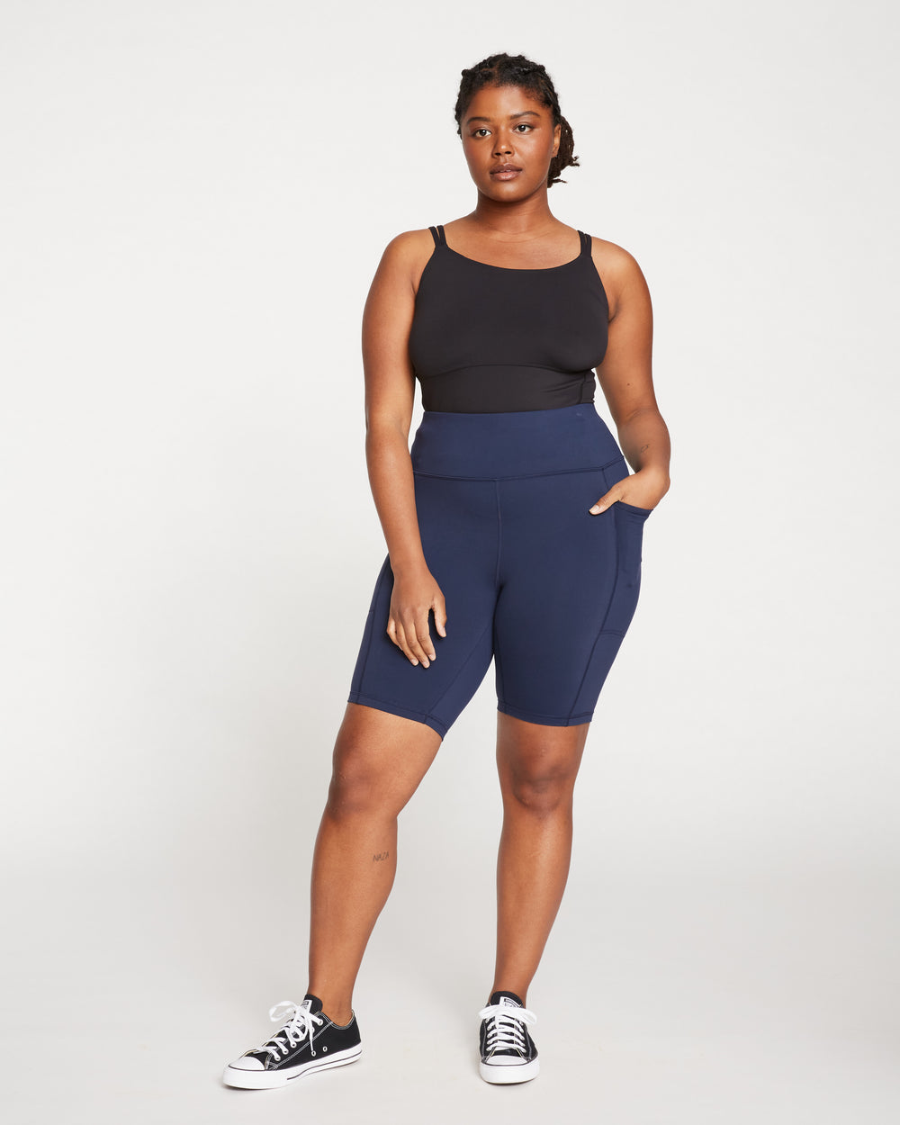 Next-to-Naked Bike Shorts - Navy