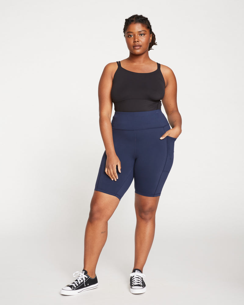 Next-to-Naked Bike Shorts - Navy