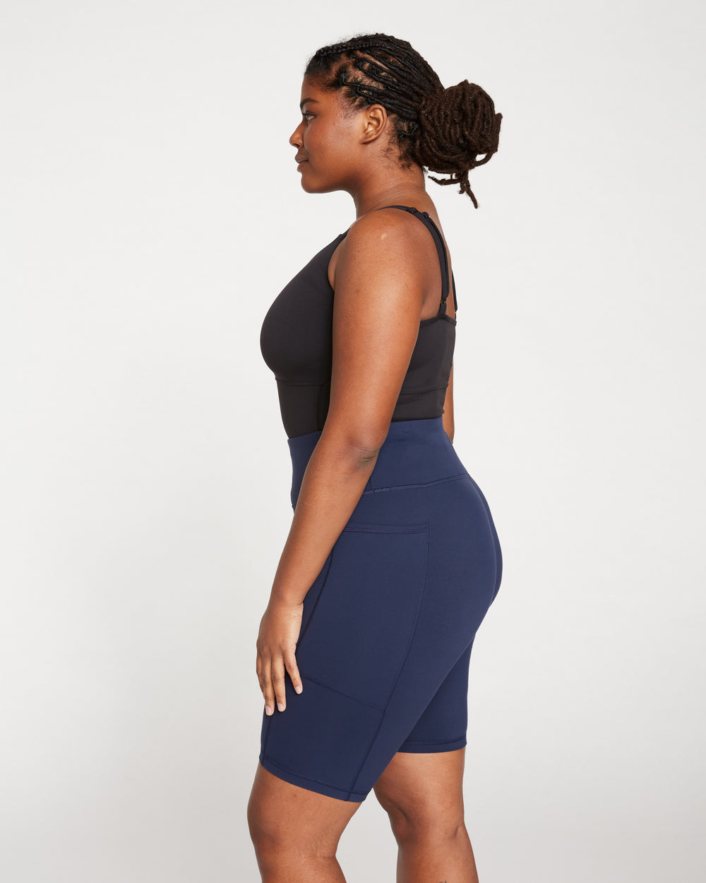 Next-to-Naked Bike Shorts - Navy