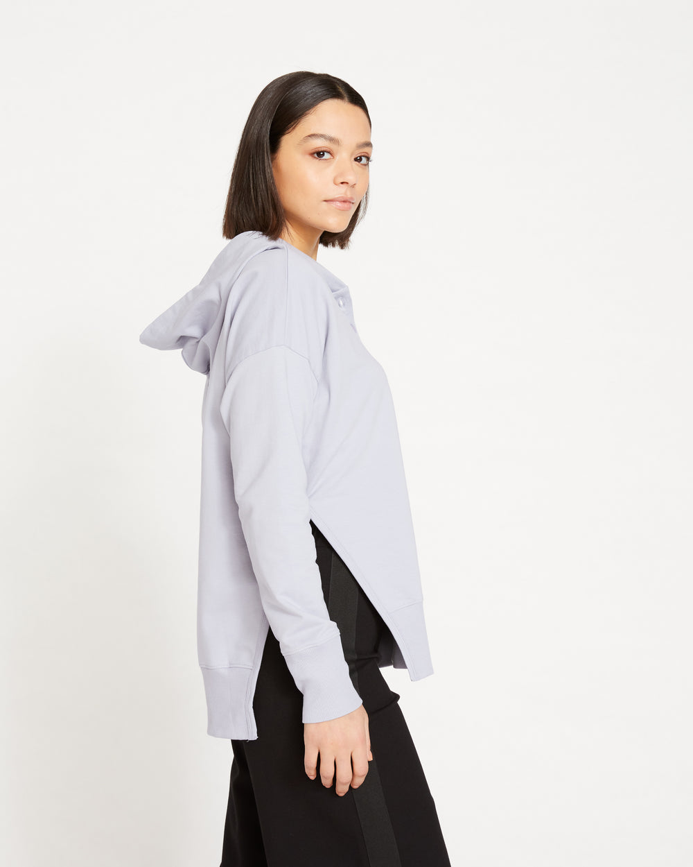 Henley Hoodie - Lavender