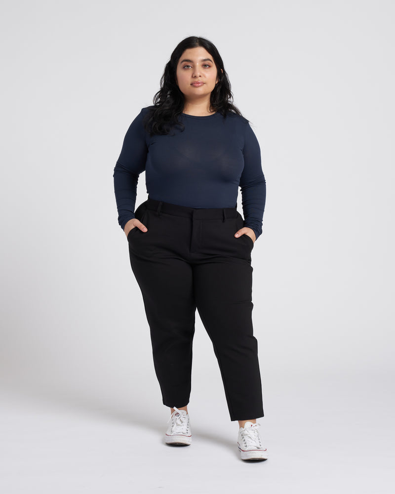 Petite Cigarette Pants - Black
