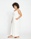 Promenade Linen Jumpsuit - White