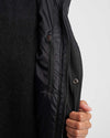 Rainier Short Hooded Puffer - Black
