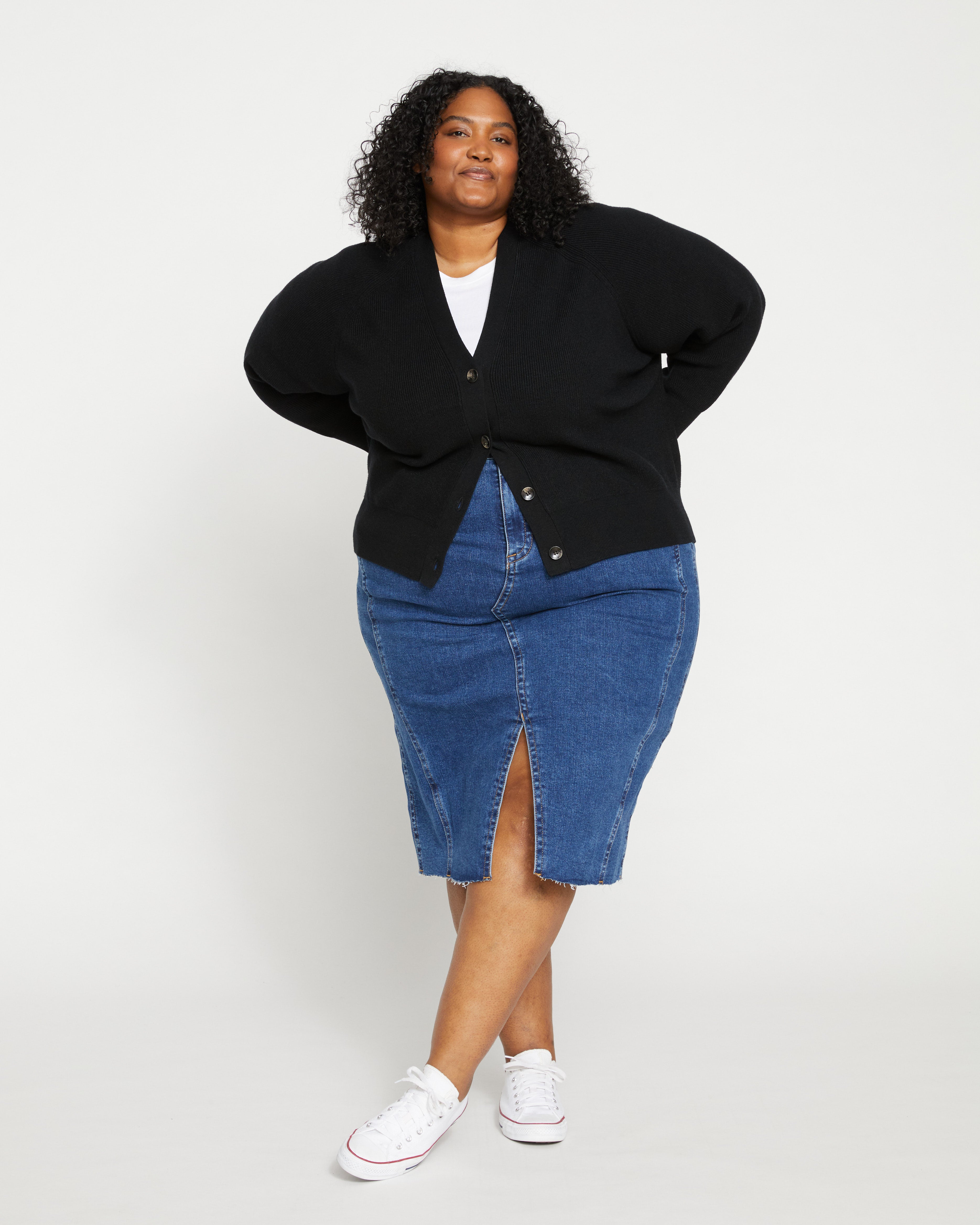 Dakota Denim Skirt - Odeon Blue – Universal Standard