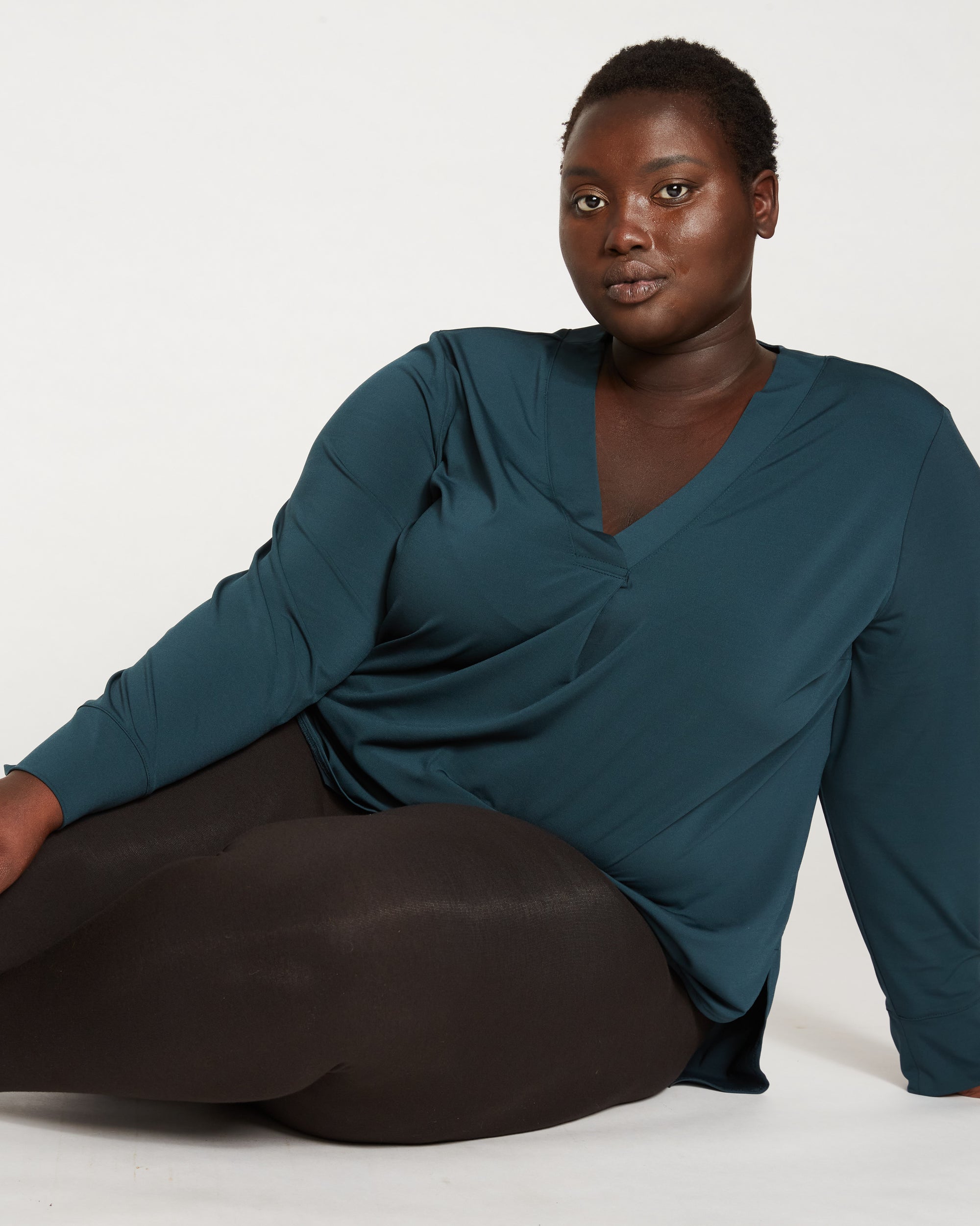 Roya Cropped Leggings 23 Inch - Black