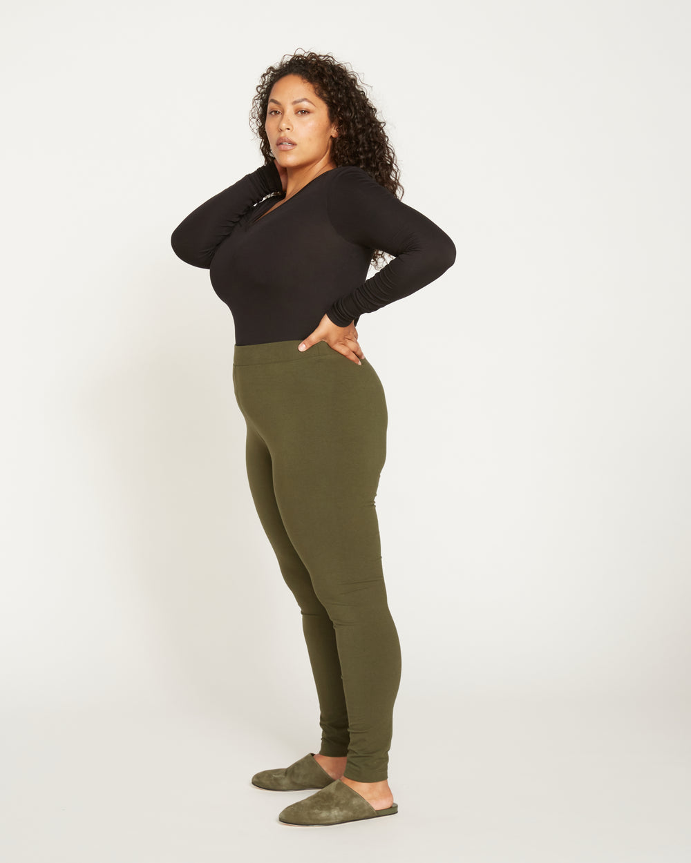 Roya Leggings 27 Inch - Olive