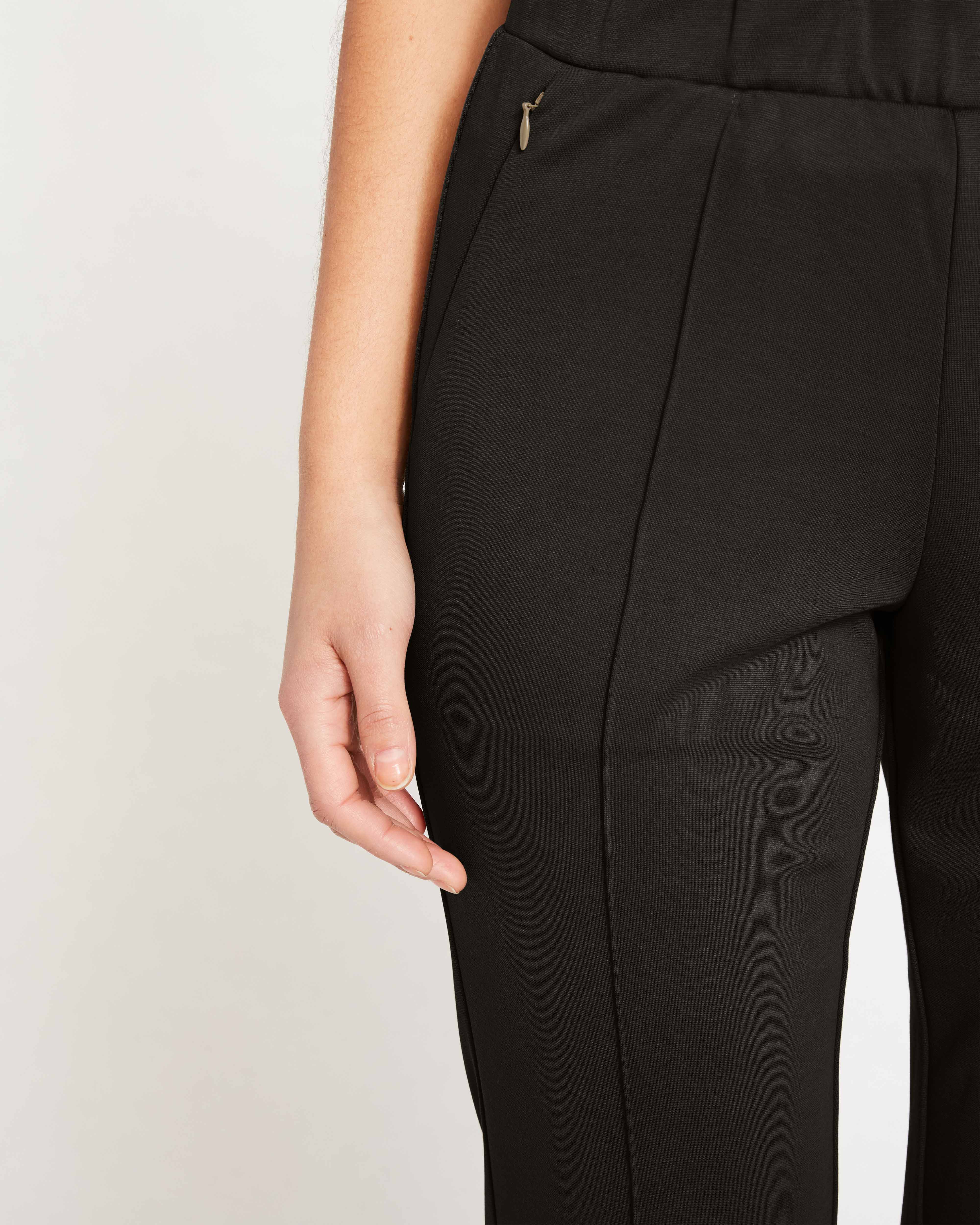 Skinny Pintuck Ponte Pants 28 Inch - Black – Universal Standard