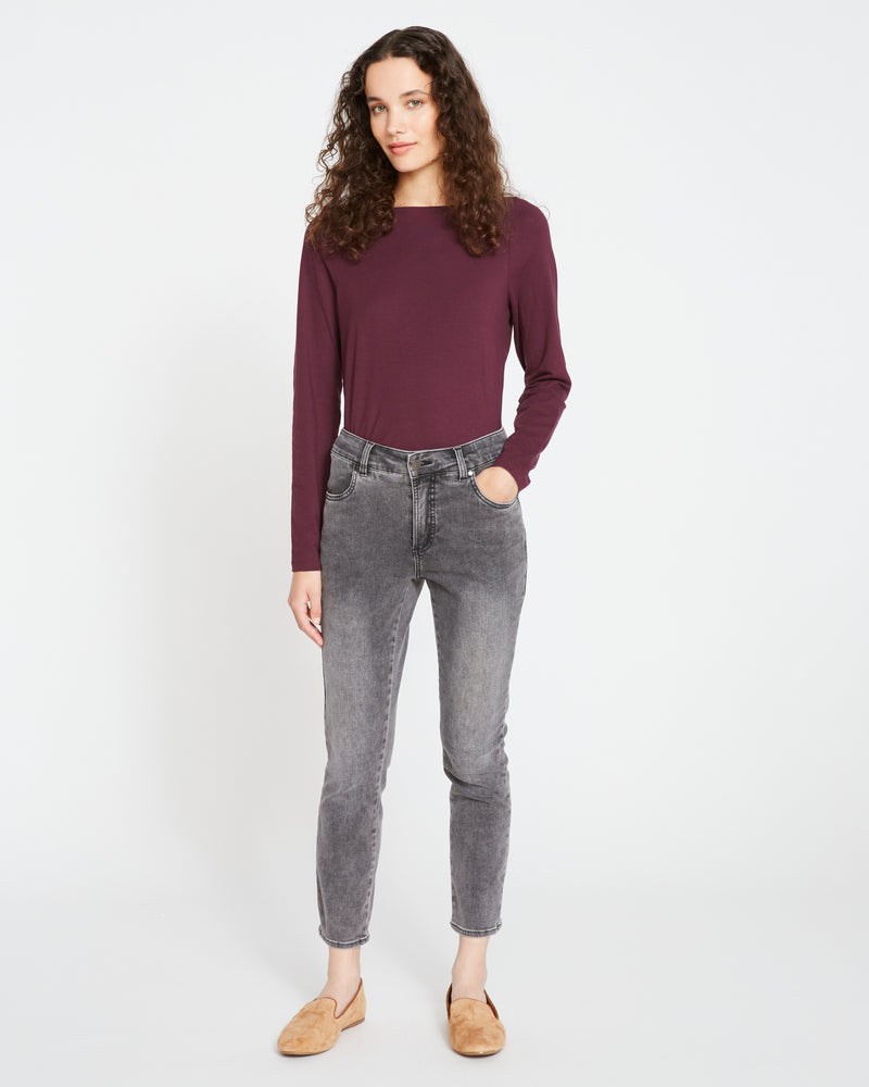 Seine High Rise Skinny Jeans 27 Inch - Distressed Black