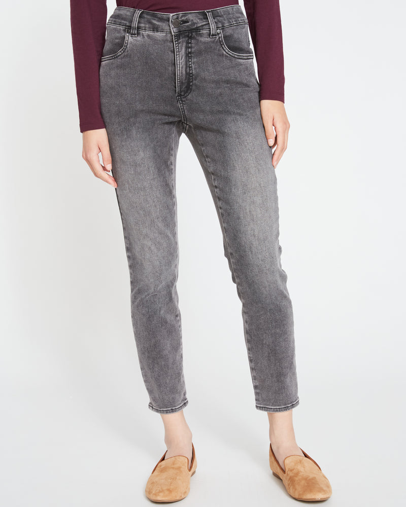 Seine High Rise Skinny Jeans 27 Inch - Distressed Black