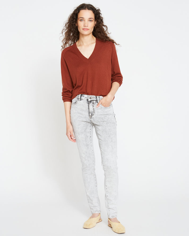 Seine High Rise Skinny Jeans 32 Inch - Light Acid Wash