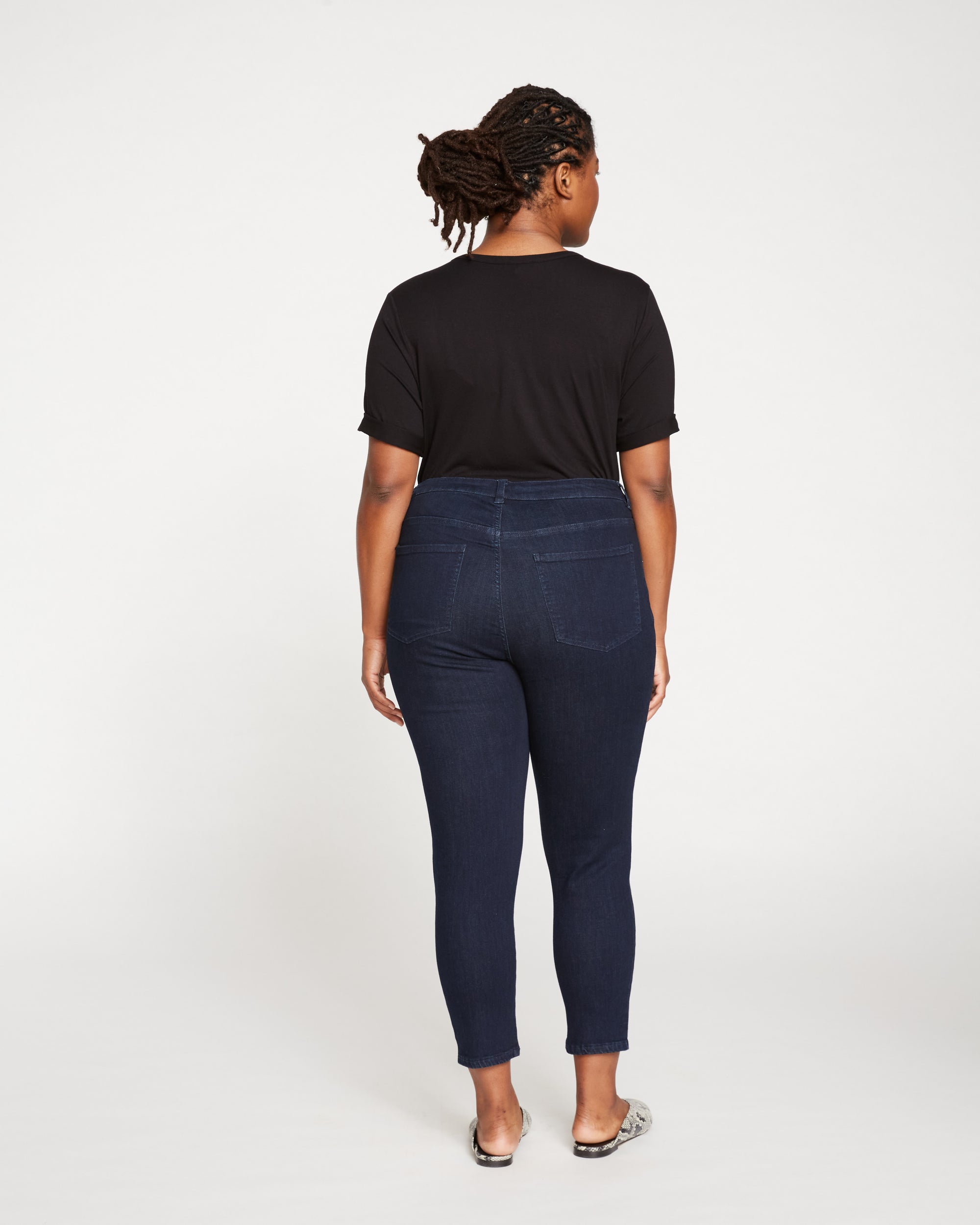Seine High Rise Skinny Jeans 27 Inch - Dark Indigo