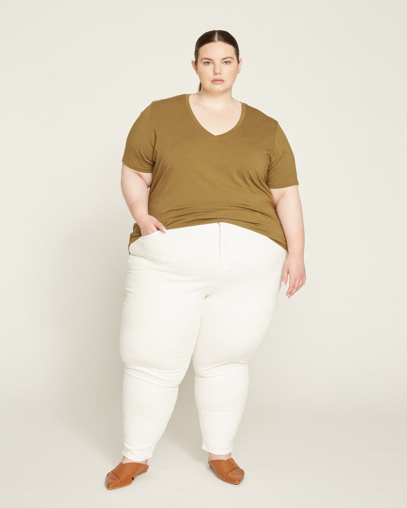 Seine High Rise Skinny Jeans 27 Inch - White
