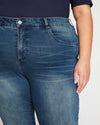 Seine High Rise Skinny Jeans 32 Inch - Distressed Blue