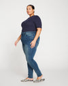 Seine High Rise Skinny Jeans 32 Inch - Distressed Blue
