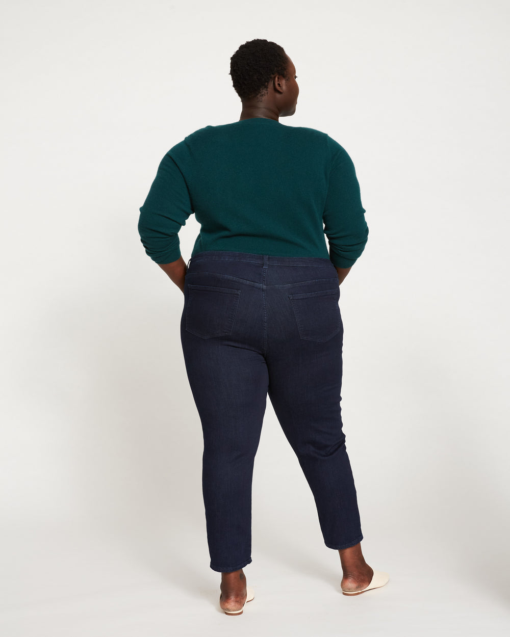 Seine Mid Rise Skinny Jeans 27 Inch - Dark Indigo