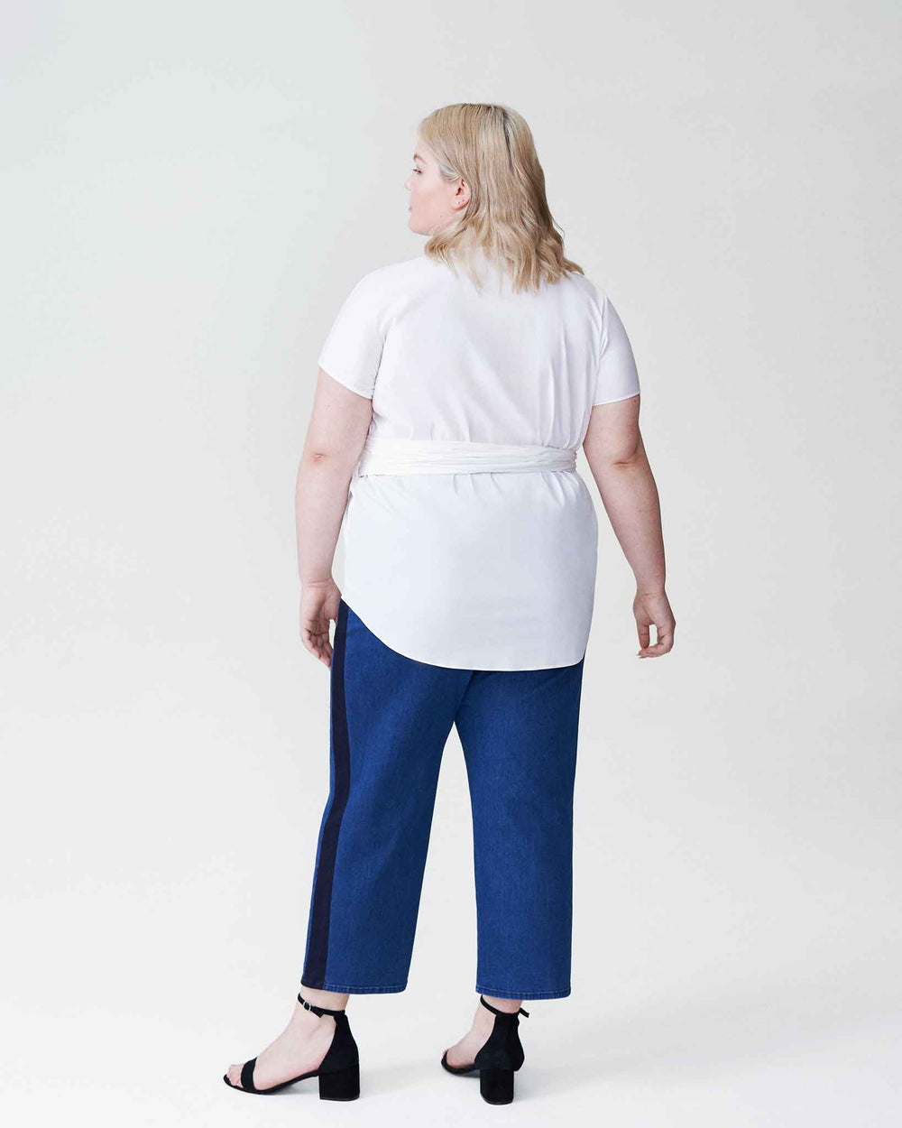 Mira Side Stripe Jeans - Dark Indigo/Blue