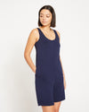 Jersey Leisure Romper - Navy