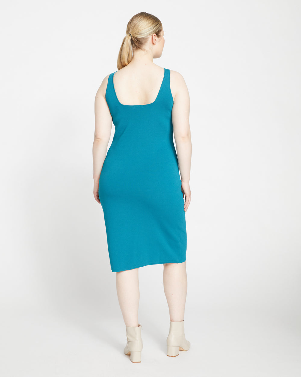 Knitted Tank Dress - Plume Blue