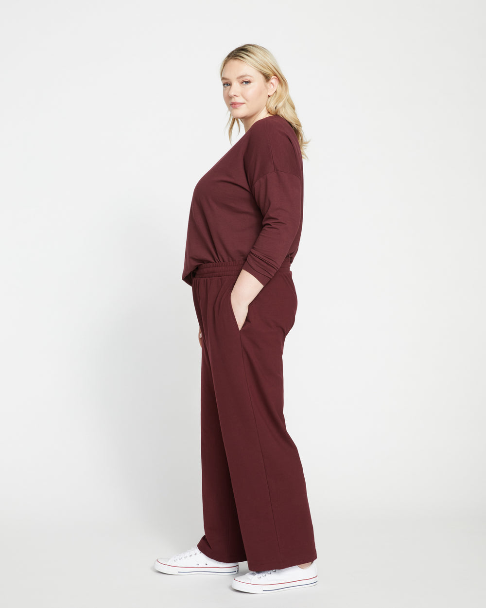 Highbridge Sweatpants - Black Cherry