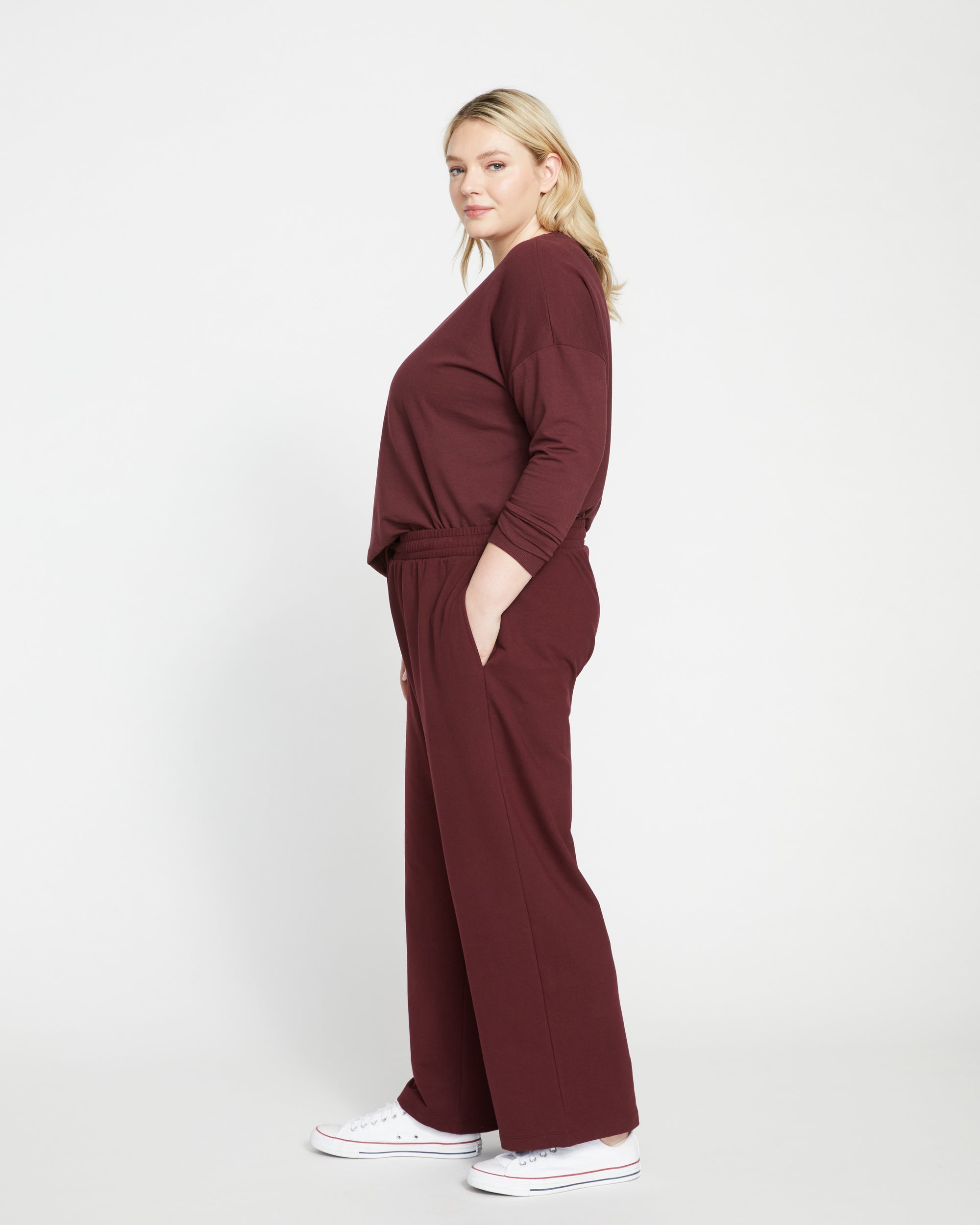 Highbridge Sweatpants - Black Cherry