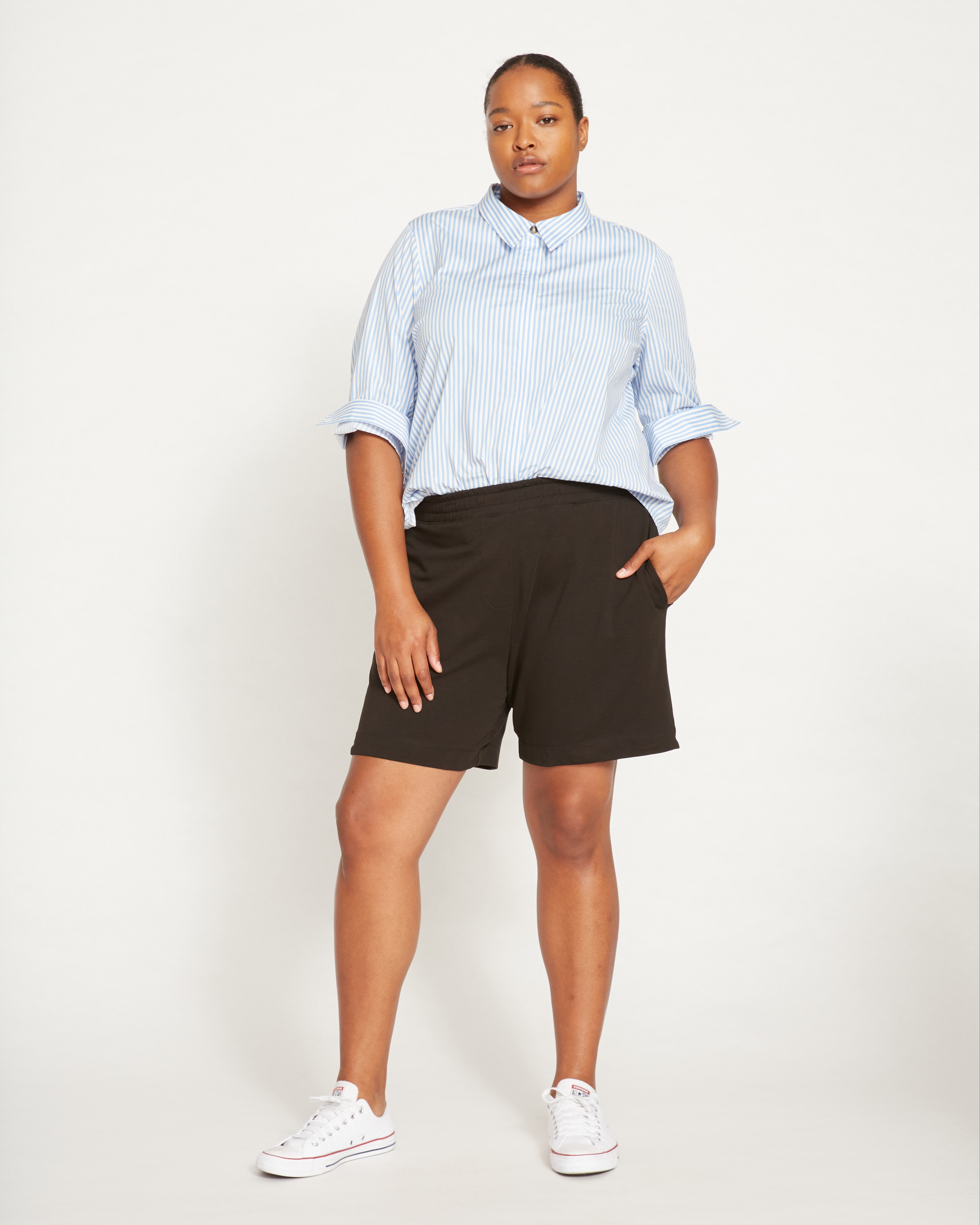 Hayes Sweatshorts - Black – Universal Standard