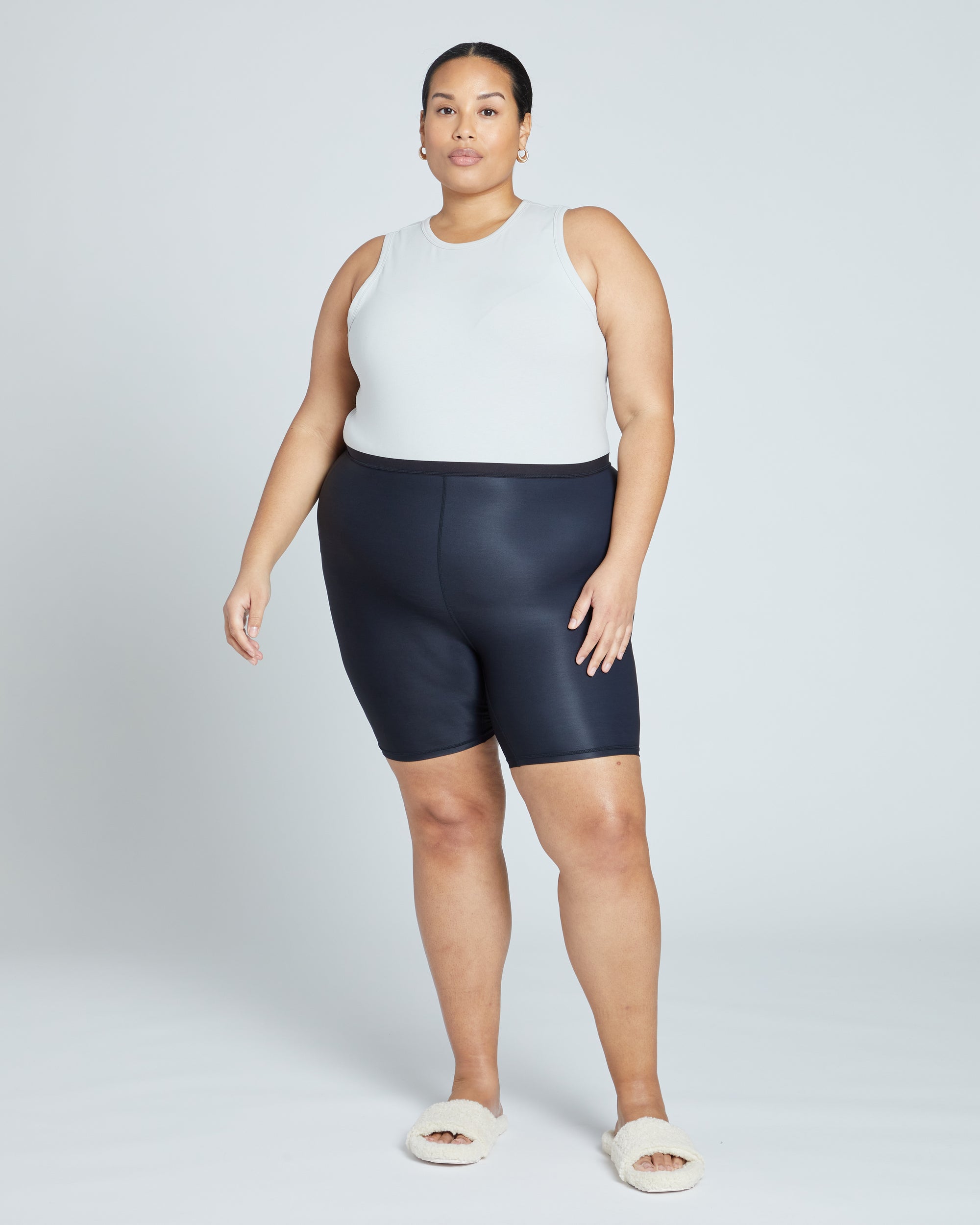 Barely-There Slip Shorts - Black