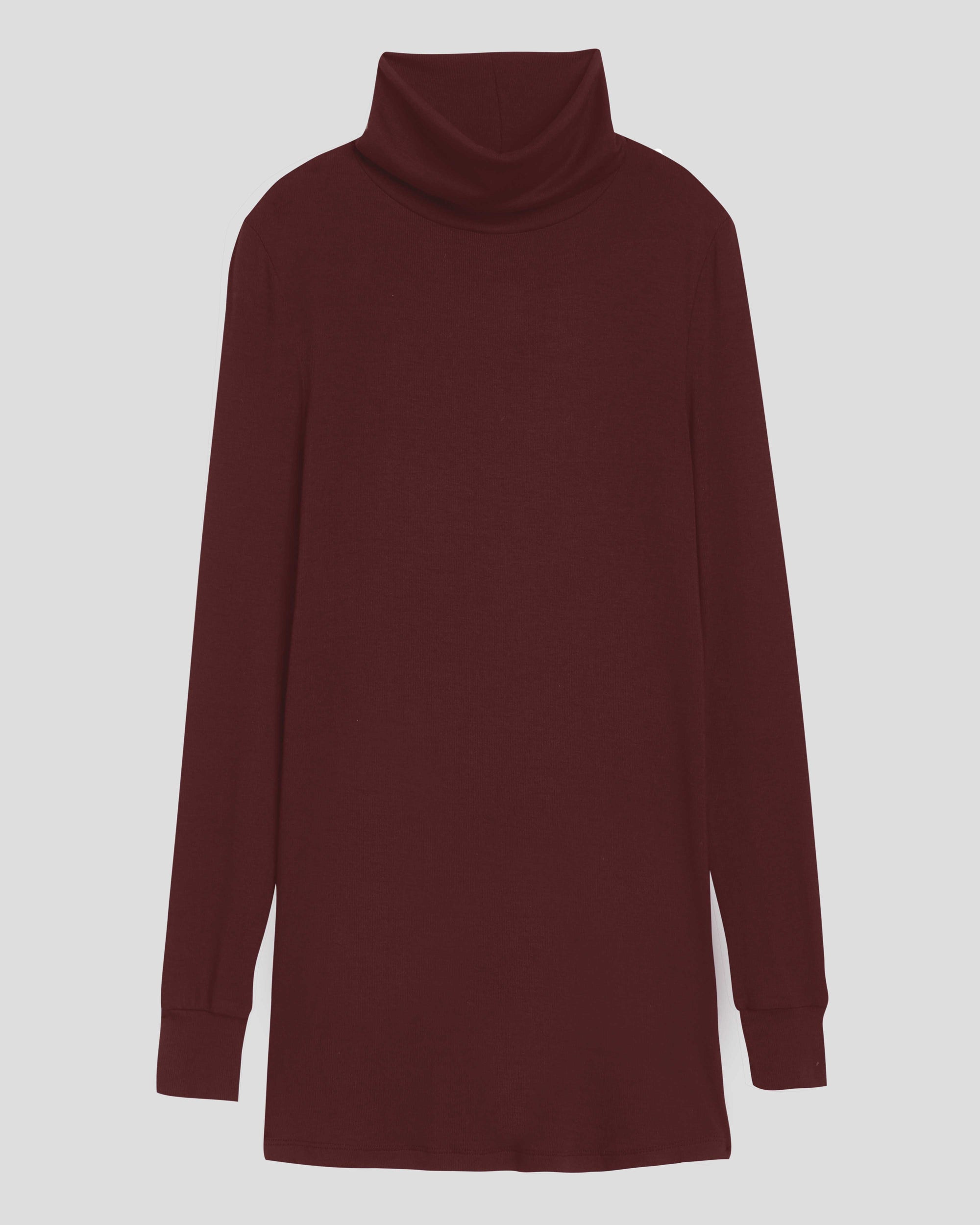 Cloud Rib Turtleneck - Black Cherry – Universal Standard