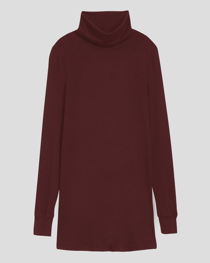 Foundation Turtleneck - Black Cherry