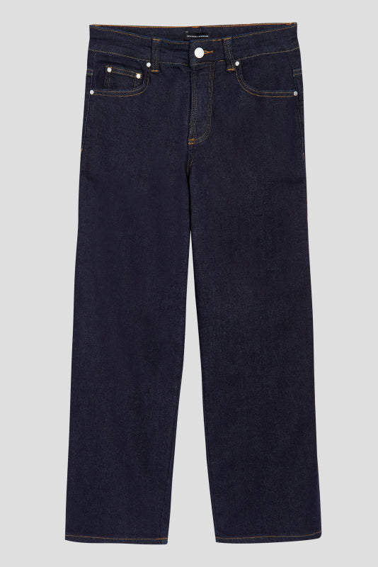 Bae Boyfriend Crop Jeans - Vintage Indigo Selvedge