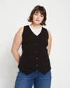 The Tailored Vest - Black