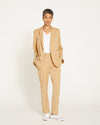 All Day Cigarette Pants - Cafe Au Lait