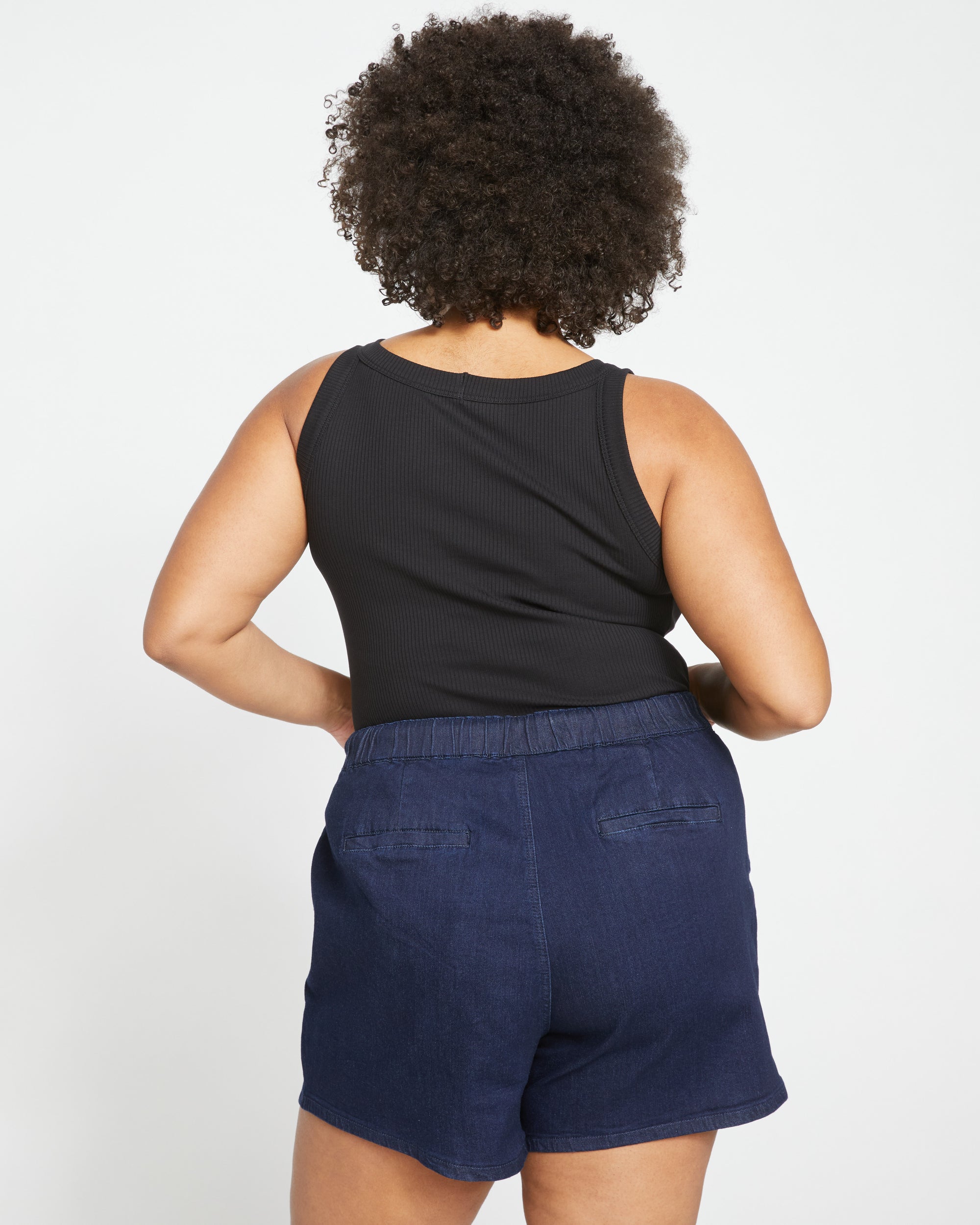 ComfortDenim Marche Shorts - Dark Indigo | Plus Size & Straight Size Women's Fashion | Universal Standard