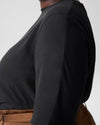 Arvo Cupro Mix Tee - Black