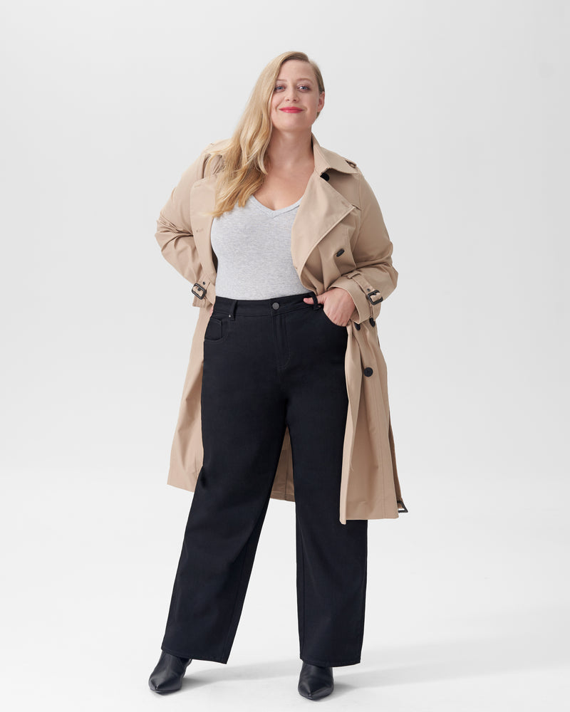 Bae Boyfriend Straight Leg Jeans - Black