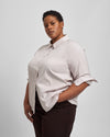 Canna Hi-Low Shirt - Dusty Lilac